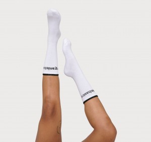 Organic Basics ORGANIC COTTON Active Tennis Socks Wit | 37295-ZIOK