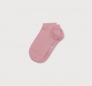 Organic Basics ORGANIC COTTON Core Ankle Socks 2-Pack Roze | 20467-KZTQ