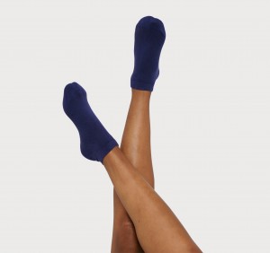 Organic Basics ORGANIC COTTON Core Ankle Socks 2-Pack Cobalt | 04356-OKRJ