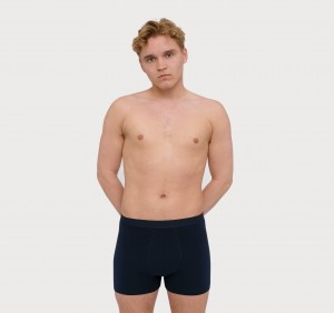 Organic Basics ORGANIC COTTON Core Boxers 2-pack Donkerblauw | 57809-AGVS