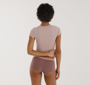 Organic Basics ORGANIC COTTON Core Shorty Roze | 41370-SDQK