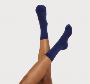 Organic Basics ORGANIC COTTON Core Socks 2-pack Cobalt | 98160-GYLR