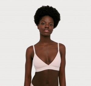 Organic Basics ORGANIC COTTON Core Triangle Bra Roze Roze | 18205-NYLQ