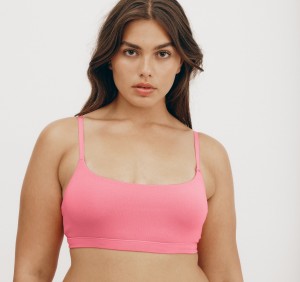 Organic Basics ORGANIC COTTON Flex Bralette Roze | 73845-HRSM