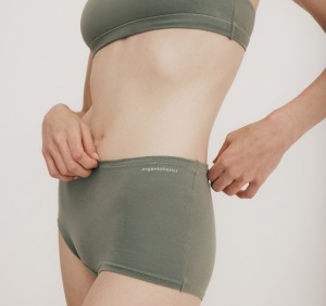 Organic Basics ORGANIC COTTON Flex Shorty Seaweed | 23985-CMAZ