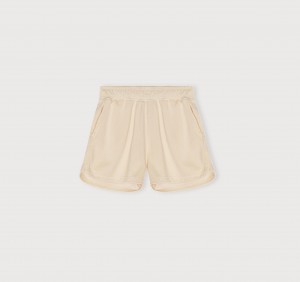 Organic Basics ORGANIC COTTON Lounge Shorts Oat | 89523-UGZS