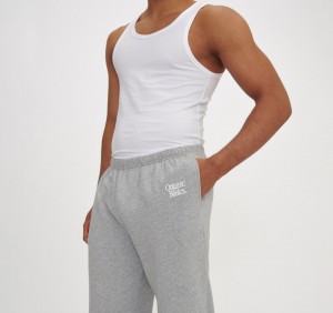 Organic Basics ORGANIC COTTON Merch Sweatpants Grijs | 96713-VGTE