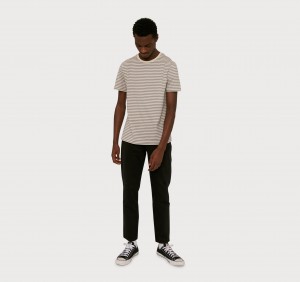 Organic Basics ORGANIC COTTON True Tee Grijs | 96172-YMIW