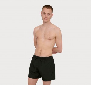 Organic Basics RECYCLED POLYESTER Re-Swim Shorts Zwart | 67152-OVRQ