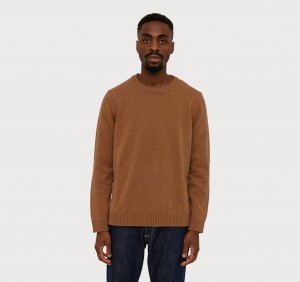 Organic Basics RECYCLED WOOL Knit Camel | 54961-HWRX