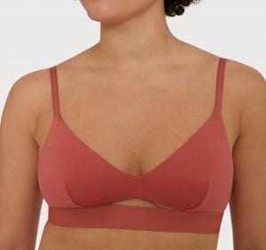 Organic Basics TENCEL™ LYOCELL Soft Touch Bralette Cedar | 75216-POLZ