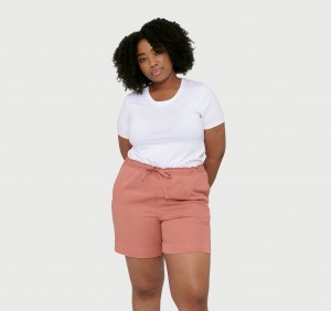 Organic Basics TENCEL™ LYOCELL Soft Touch Woven Draw-Cord Shorts Cedar | 90314-LEYF