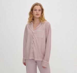 Organic Basics TENCEL™ MODAL Core Sleep Shirt Roze | 61897-QGYA