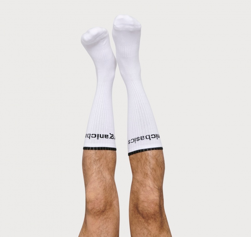 Organic Basics ORGANIC COTTON Active Tennis Socks Wit | 37295-ZIOK