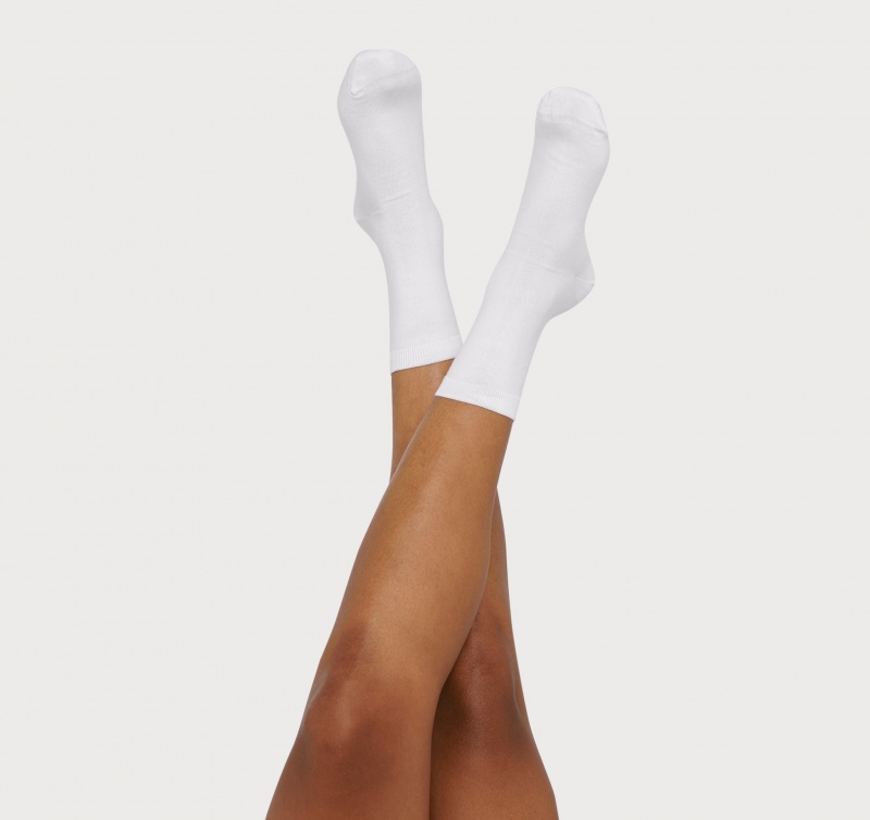 Organic Basics ORGANIC COTTON Core Socks 2-pack Wit | 60312-HXUP