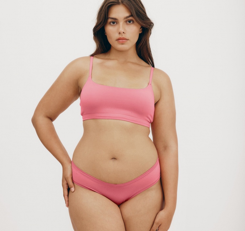 Organic Basics ORGANIC COTTON Flex Bralette Roze | 73845-HRSM