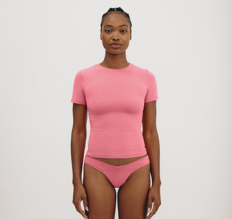 Organic Basics ORGANIC COTTON Flex String Roze | 51463-WLYC