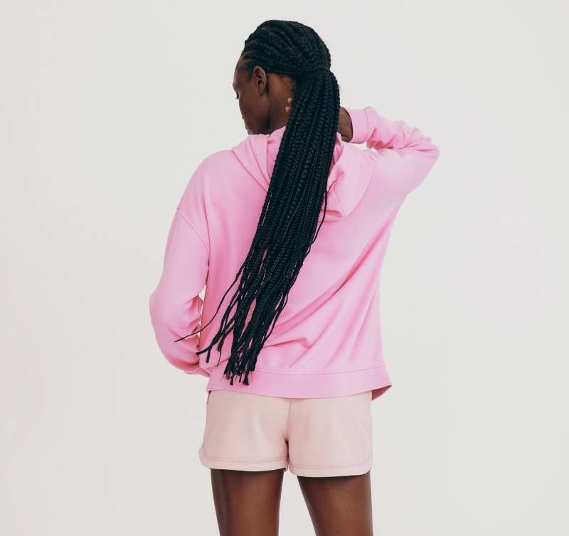 Organic Basics ORGANIC COTTON Lounge Hoodie Roze | 82390-OPRH