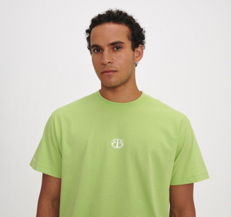 Organic Basics ORGANIC COTTON Merch Boxy Tee Groen | 45169-WTRF