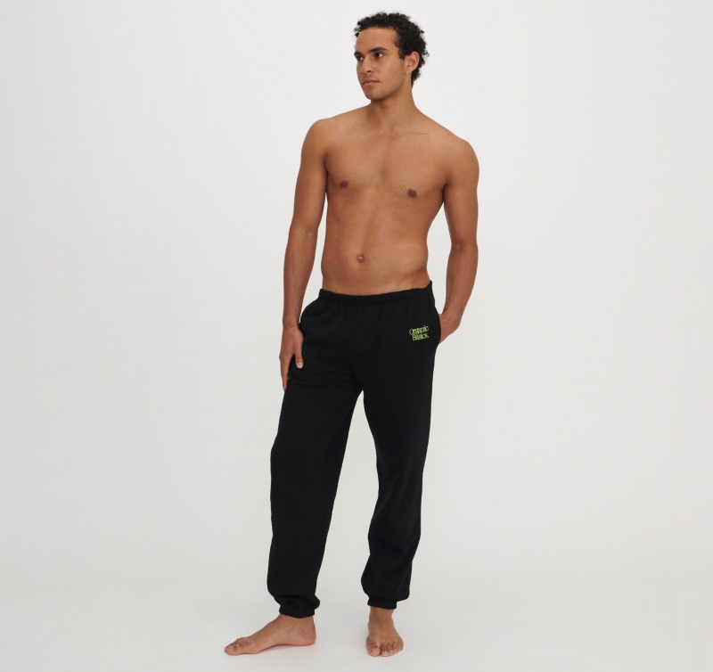 Organic Basics ORGANIC COTTON Merch Sweatpants Zwart | 16407-QNJX