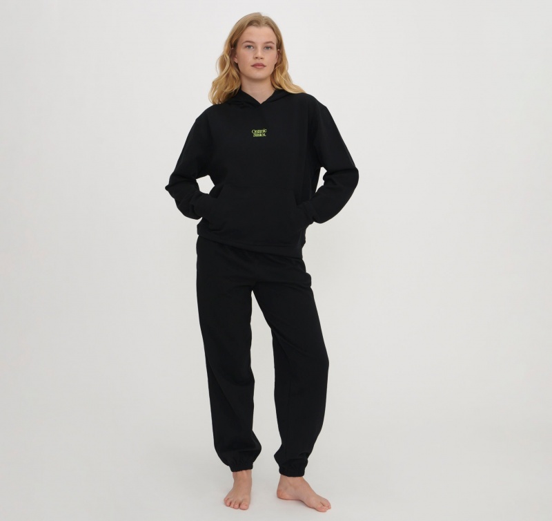 Organic Basics ORGANIC COTTON Merch Sweatpants Zwart | 16407-QNJX