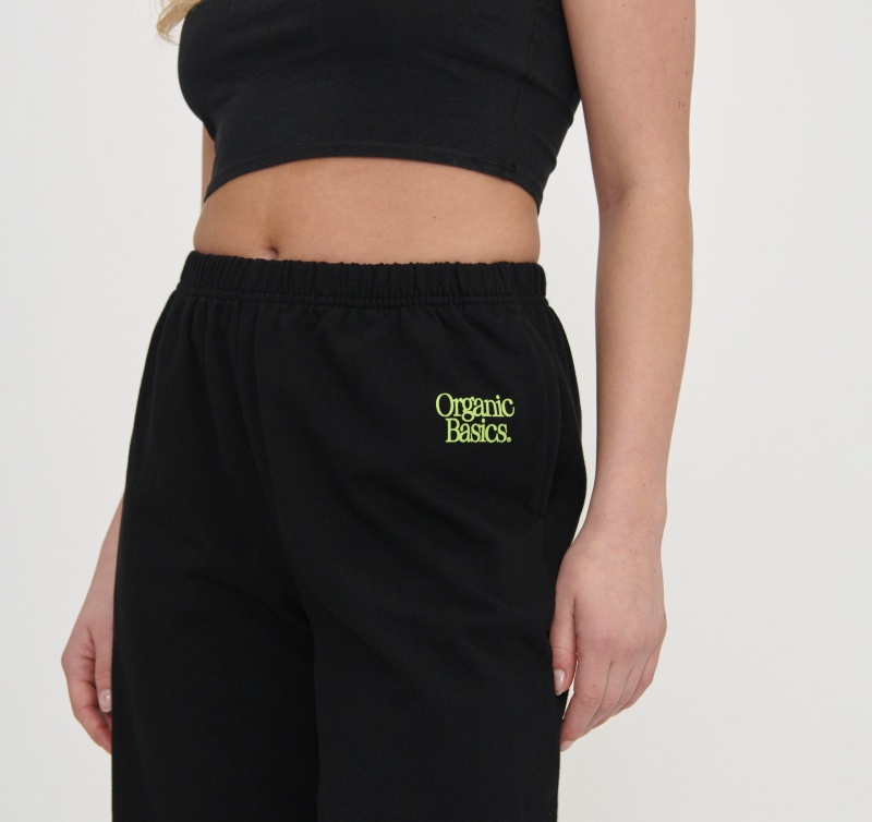 Organic Basics ORGANIC COTTON Merch Sweatpants Zwart | 16407-QNJX