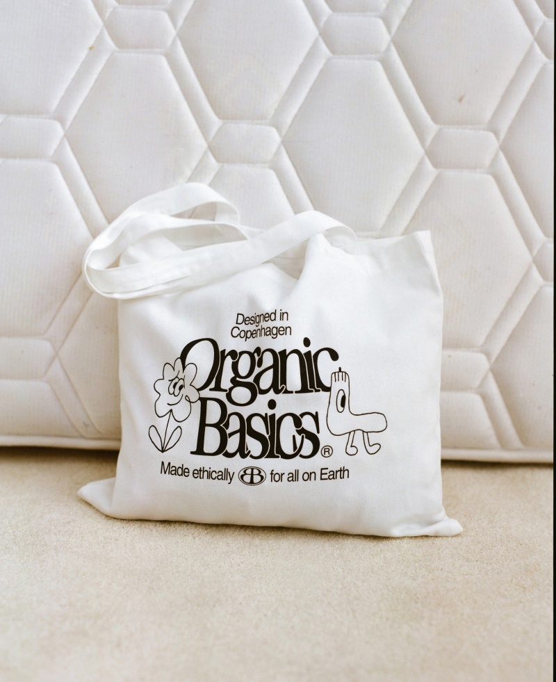 Organic Basics ORGANIC COTTON Merch Tote Bag Ecru | 72504-XTHS