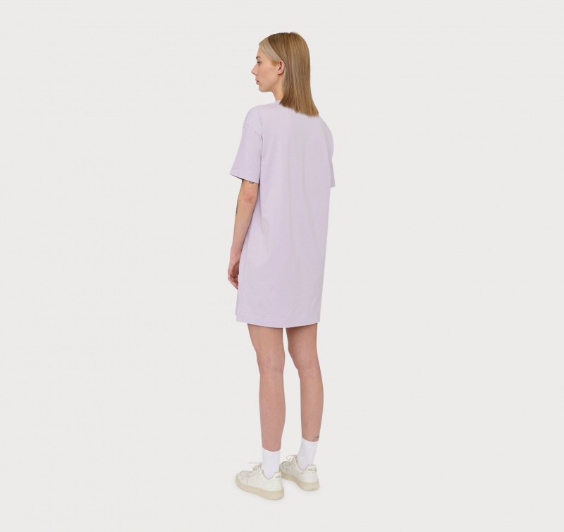 Organic Basics ORGANIC COTTON True Boxy T-Shirt Jurken Soft Lilac | 52413-XBDC