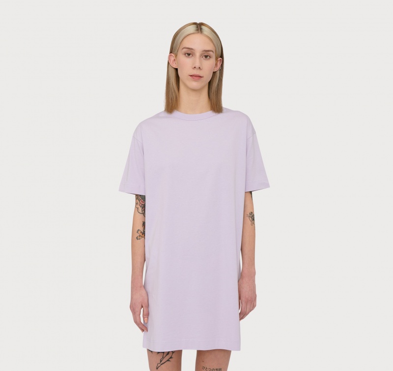 Organic Basics ORGANIC COTTON True Boxy T-Shirt Jurken Soft Lilac | 52413-XBDC