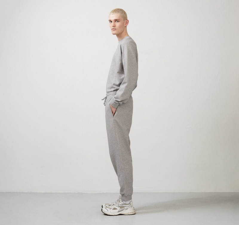 Organic Basics ORGANIC COTTON True French-Terry Sweatpants Grijs | 86539-XHAE