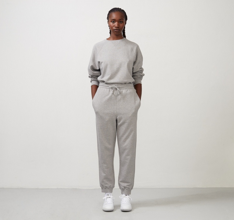 Organic Basics ORGANIC COTTON True French-Terry Sweatpants Grijs | 86539-XHAE