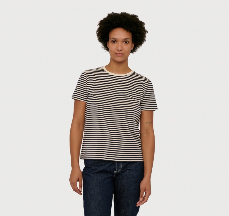 Organic Basics ORGANIC COTTON True Tee Donkerblauw | 12597-DWGT