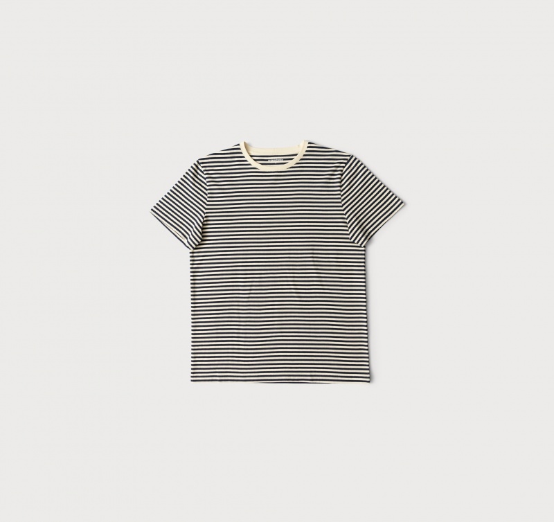 Organic Basics ORGANIC COTTON True Tee Donkerblauw | 27314-ELZP