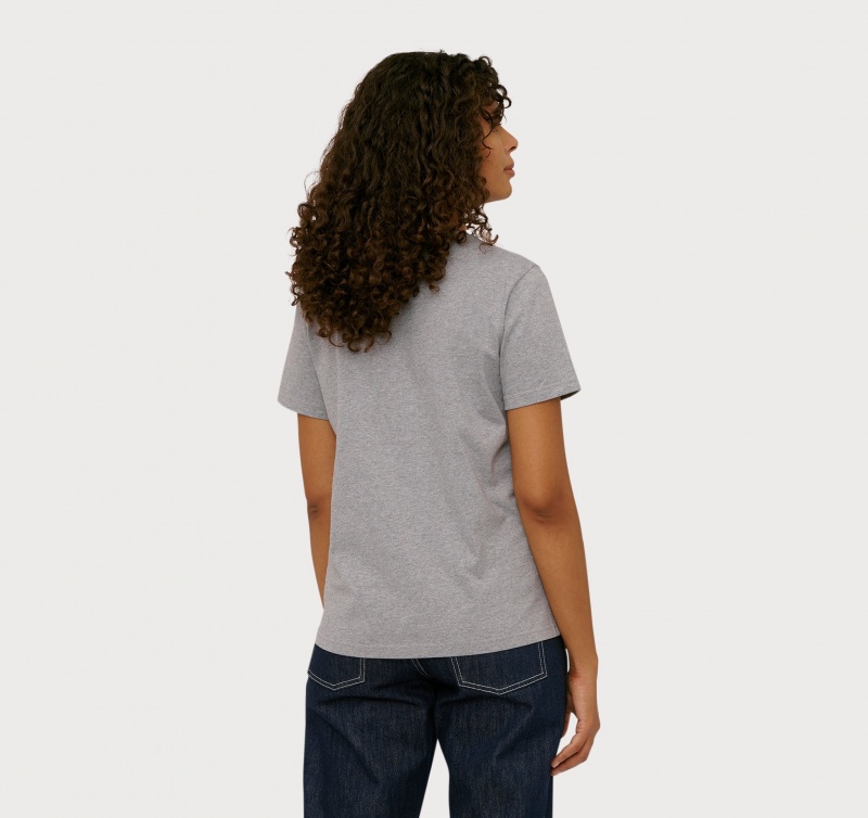 Organic Basics ORGANIC COTTON True Tee Grijs | 18632-JPAW