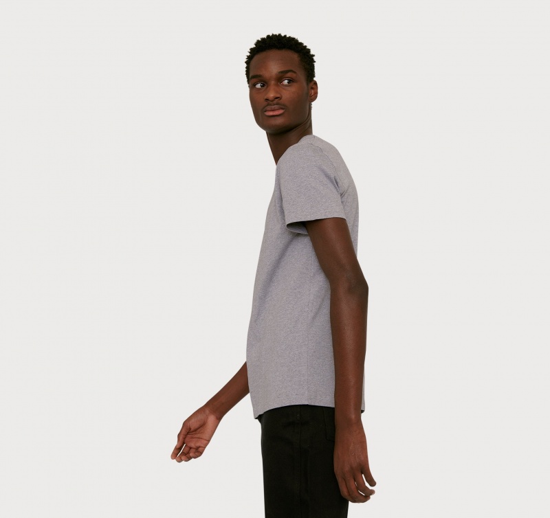 Organic Basics ORGANIC COTTON True Tee Grijs | 41023-OAJM