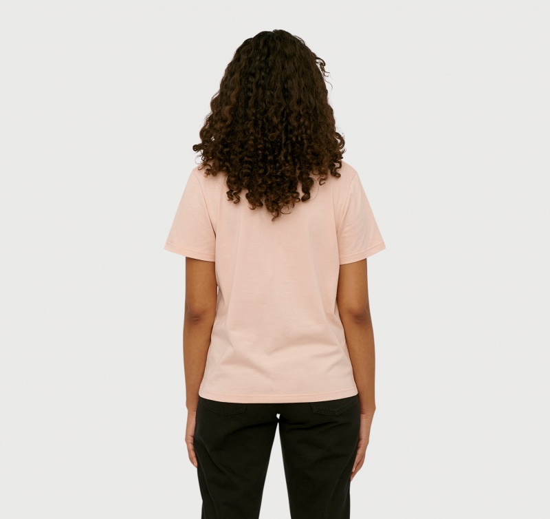 Organic Basics ORGANIC COTTON True Tee Roze | 39256-FQVH