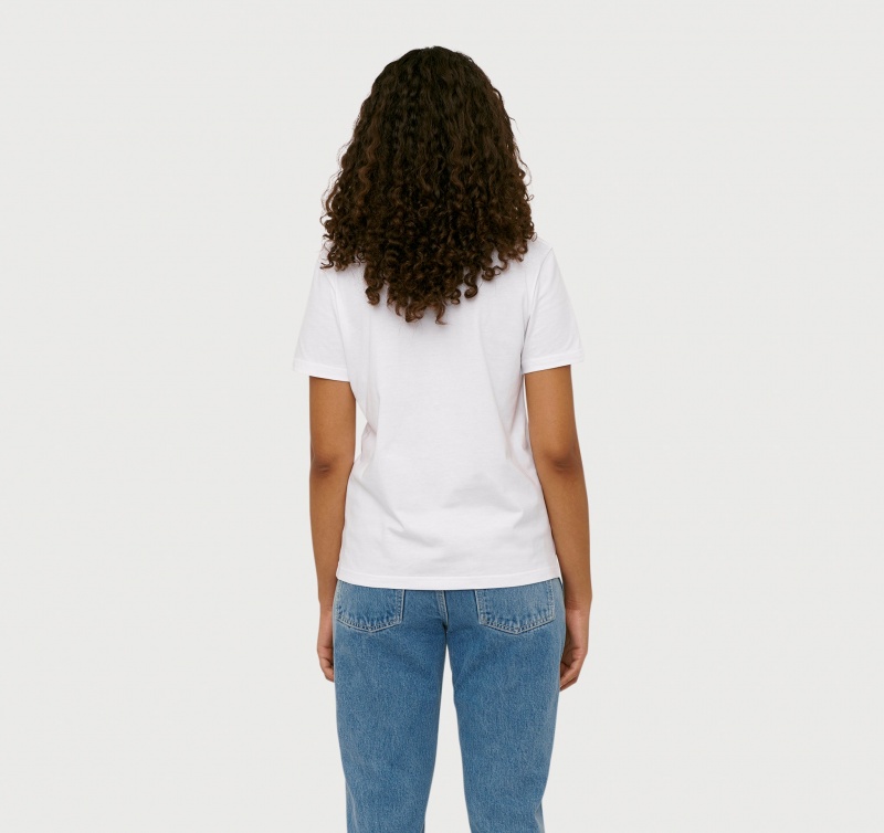 Organic Basics ORGANIC COTTON True Tee Wit | 08426-WDLE