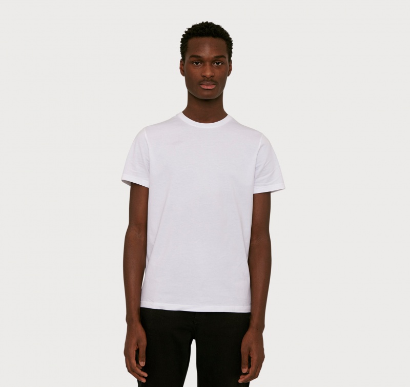 Organic Basics ORGANIC COTTON True Tee Wit | 60981-TQHC