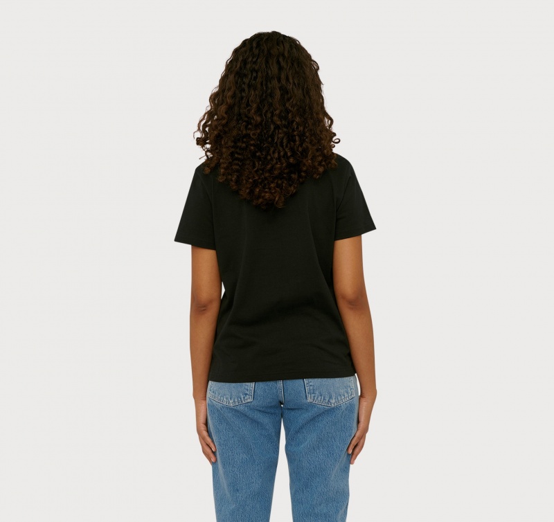 Organic Basics ORGANIC COTTON True Tee Zwart | 05923-WEXO