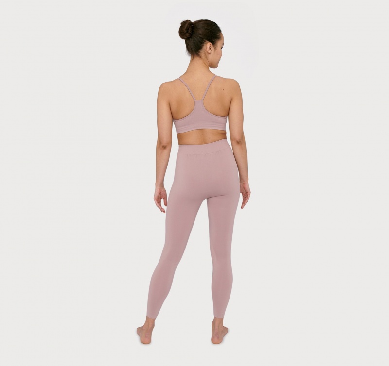 Organic Basics RECYCLED NYLON Active Leggings Roze | 70594-BVMY