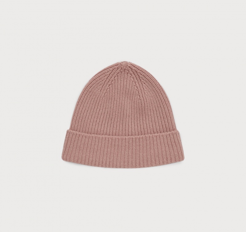 Organic Basics RECYCLED WOOL Beanie Roze | 14920-ULQK