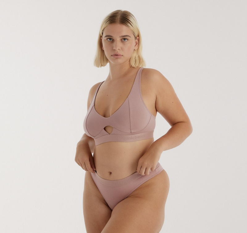 Organic Basics TENCEL™ LYOCELL Soft Touch Bra Roze | 16275-RDHN