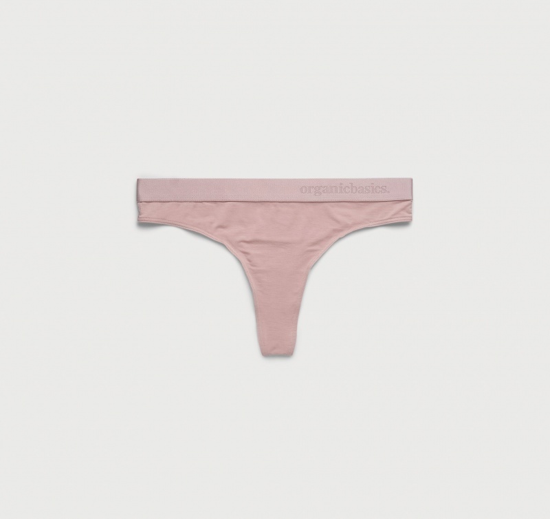 Organic Basics TENCEL™ LYOCELL Soft Touch Tanga 2-pack Roze | 29360-KPNL