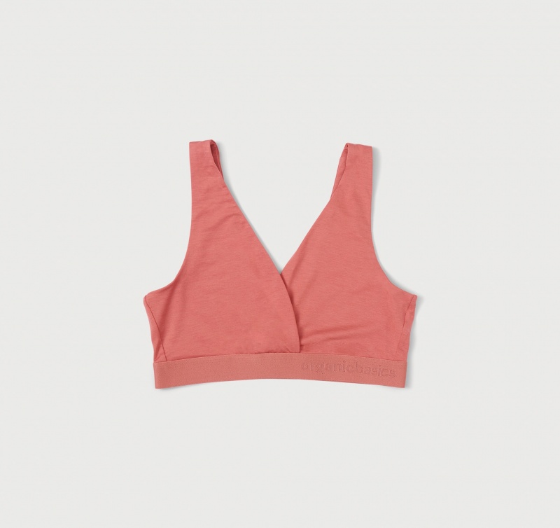 Organic Basics TENCEL™ LYOCELL Soft Touch Basic Bralette Cedar | 49076-ZLEA