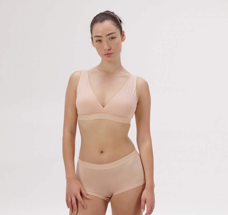 Organic Basics TENCEL™ LYOCELL Soft Touch Basic Bralette Roze | 38465-ZKBF