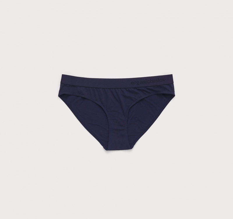 Organic Basics TENCEL™ LYOCELL Soft Touch Briefs 2-pack Donkerblauw | 60517-AYTQ