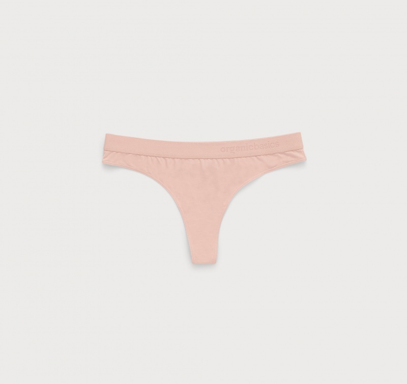 Organic Basics TENCEL™ LYOCELL Soft Touch Tanga 2-pack Roze | 93871-WYLM