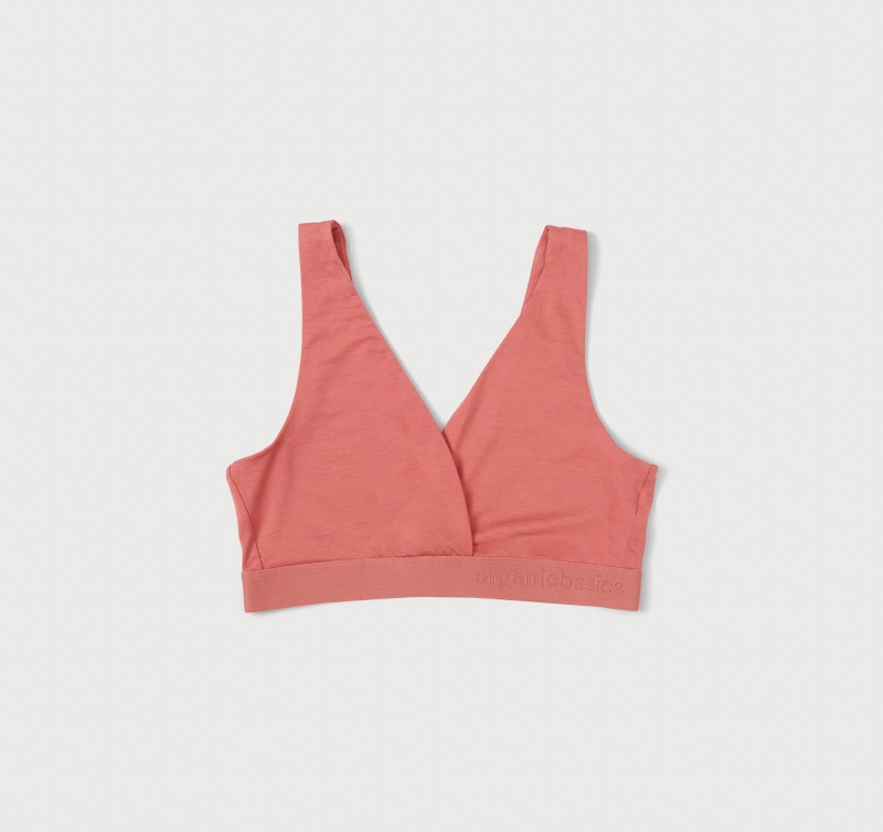 Organic Basics TENCEL™ LYOCELL Soft Touch Basic Bralette Cedar | 05239-ZYWX