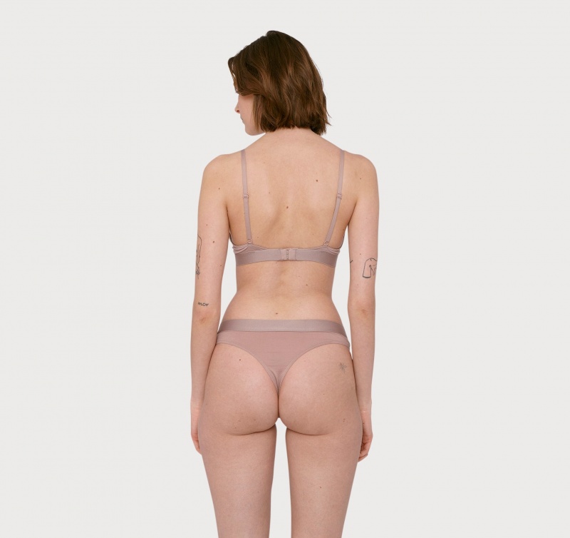 Organic Basics TENCEL™ LYOCELL Soft Touch String Roze | 71286-LQFX