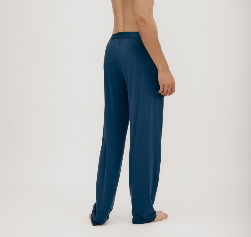 Organic Basics TENCEL™ LYOCELL Soft Touch Pants Blauw | 28976-OETH